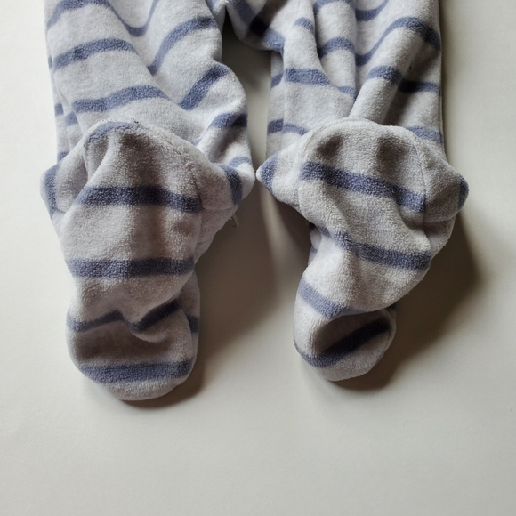 Child of Mine Striped Grey Sleeper for Baby Boy - Picture 9 of 9